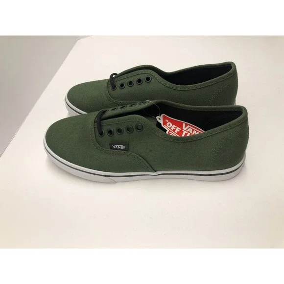 VANS Authentic Green Lace Up Sneakers Womens Size 5 Men 3.5 - Picture 4 of 10